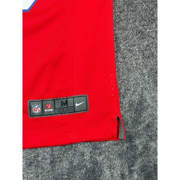 Mac Jones Red New England Patriots Jersey Size Youth Medium 10/12 - Picture 2 of 7